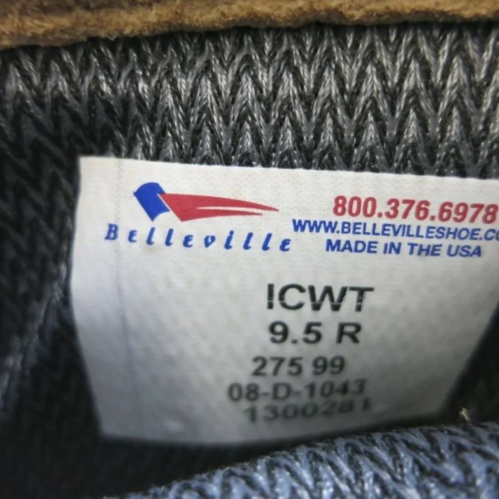 Belleville Tactical Military Suede Boots Made in USA Men's Sz 9.5 R
